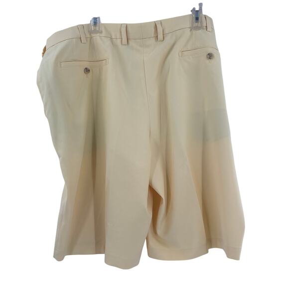 Peter Millar Mens 46R Yellow Classic Fit Flat Front Shorts - Picture 5 of 5